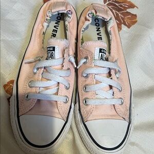 Converse Light Pink Canvas Sneakers